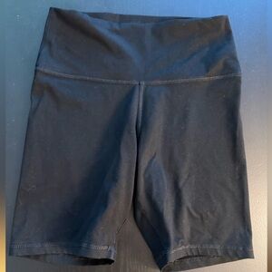 aerie Black High-Waisted Biker Shorts